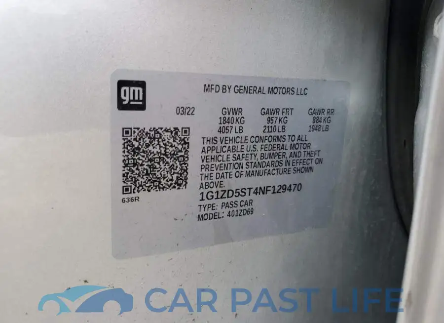 1G1ZD5ST4NF129470# 13