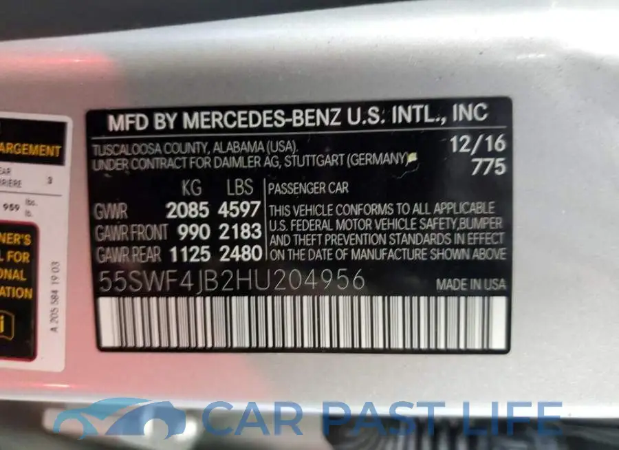55SWF4JB2HU204956# 12