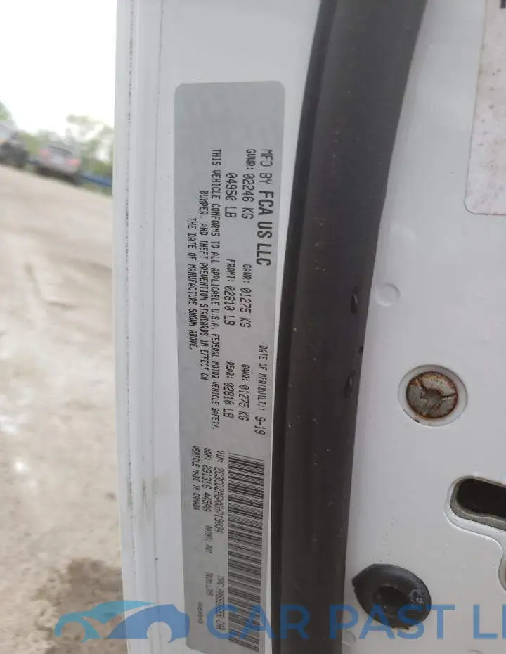2C3CDZAGXKH719034# 12