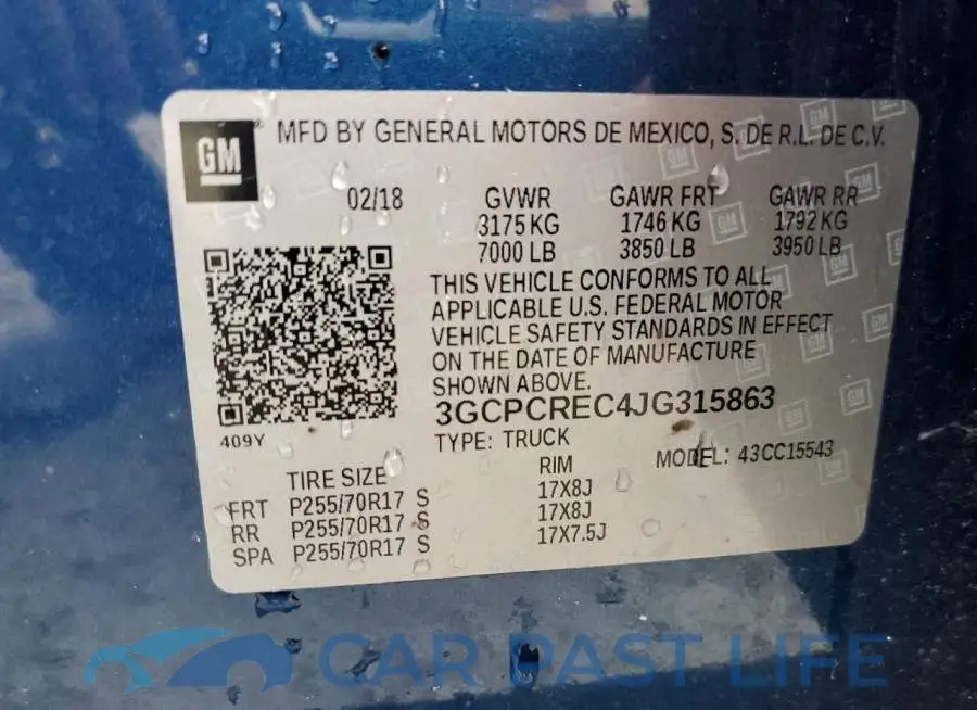 3GCPCREC4JG315863# 12