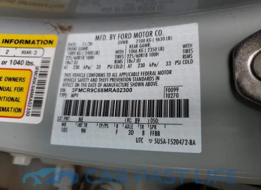 3FMCR9C68MRA02300# 13