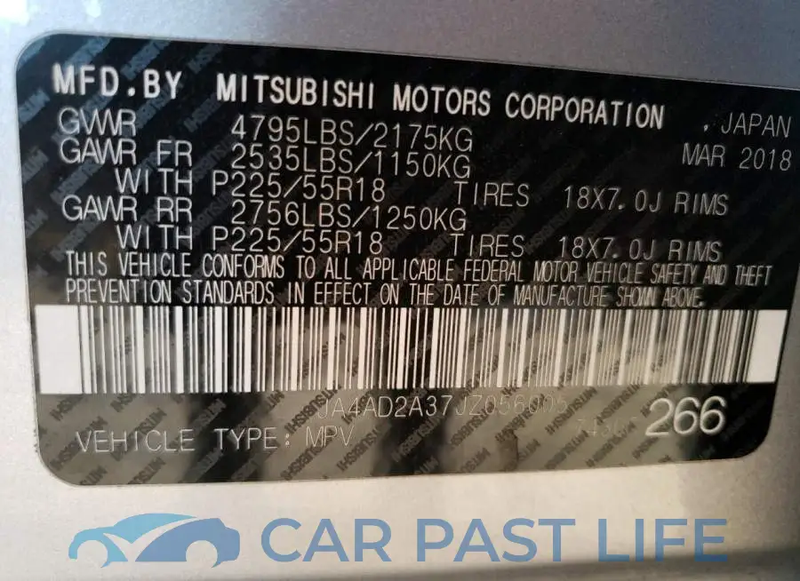 JA4AD2A37JZ056005# 14