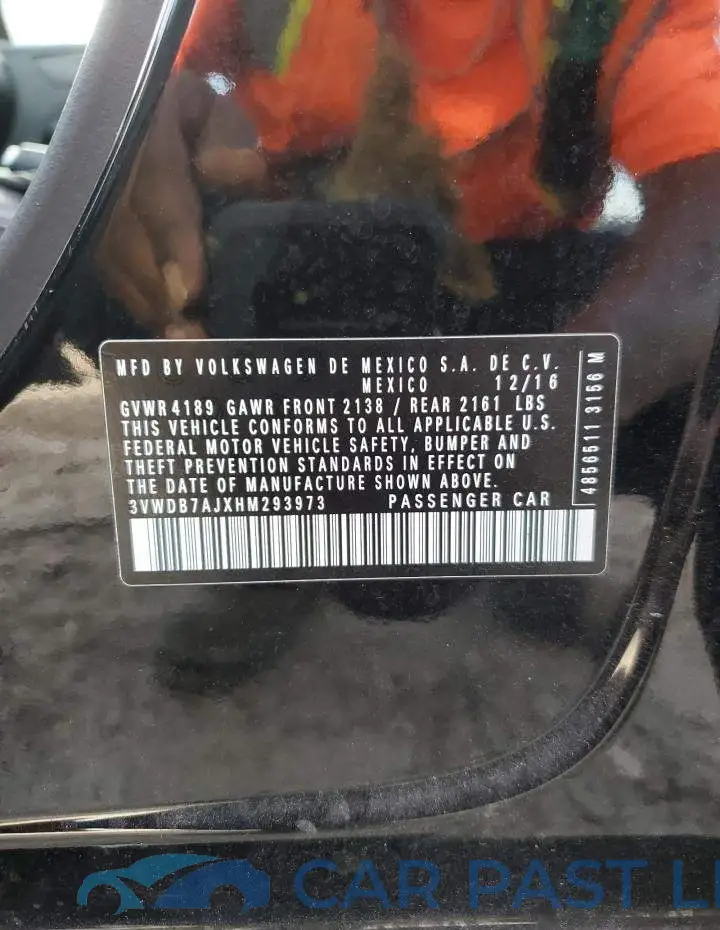 3VWDB7AJXHM293973# 12