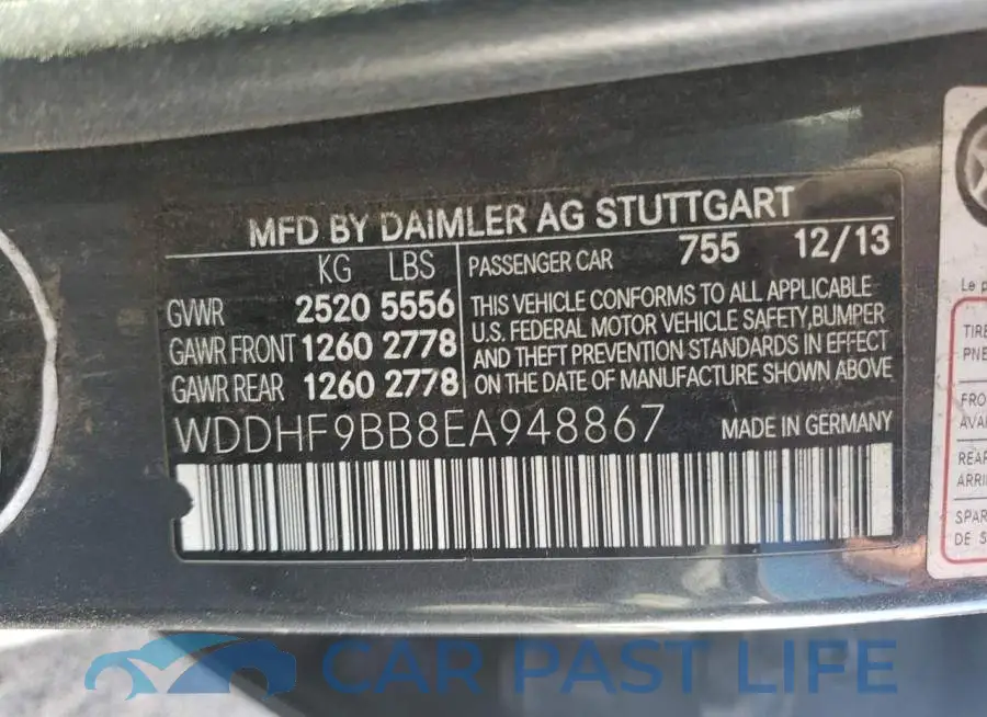 WDDHF9BB8EA948867# 12