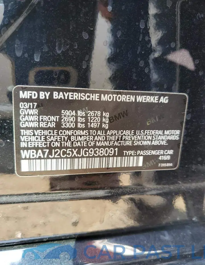WBA7J2C5XJG938091# 12