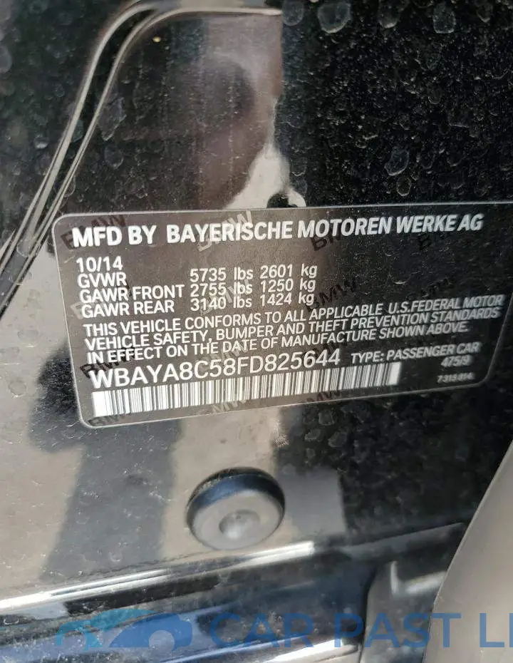 WBAYA8C58FD825644# 13