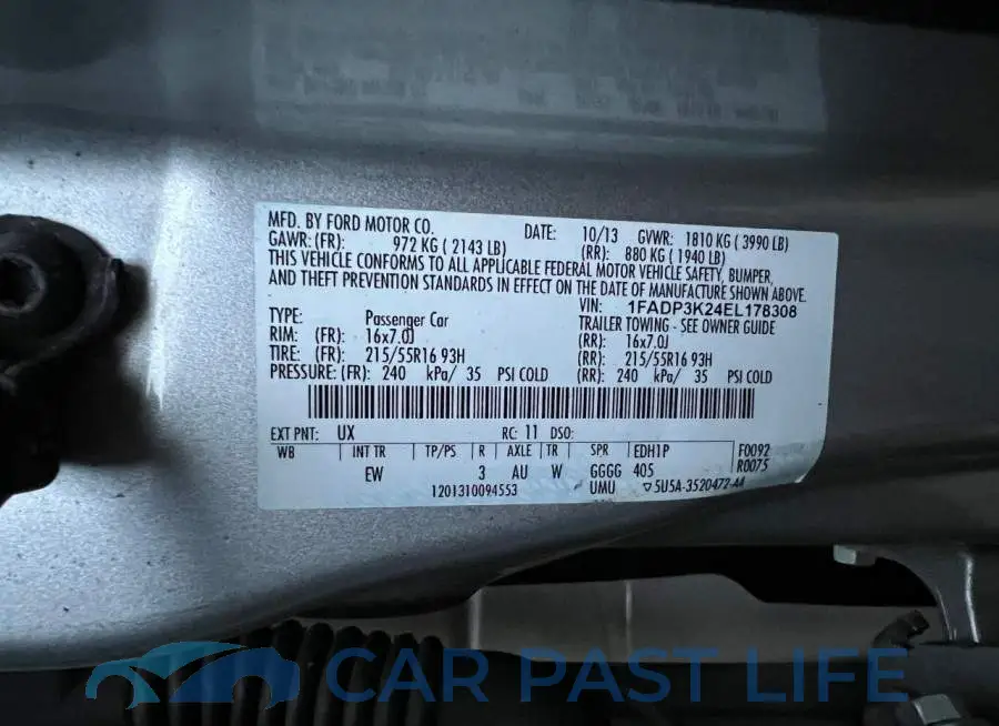 1FADP3K24EL178308# 10
