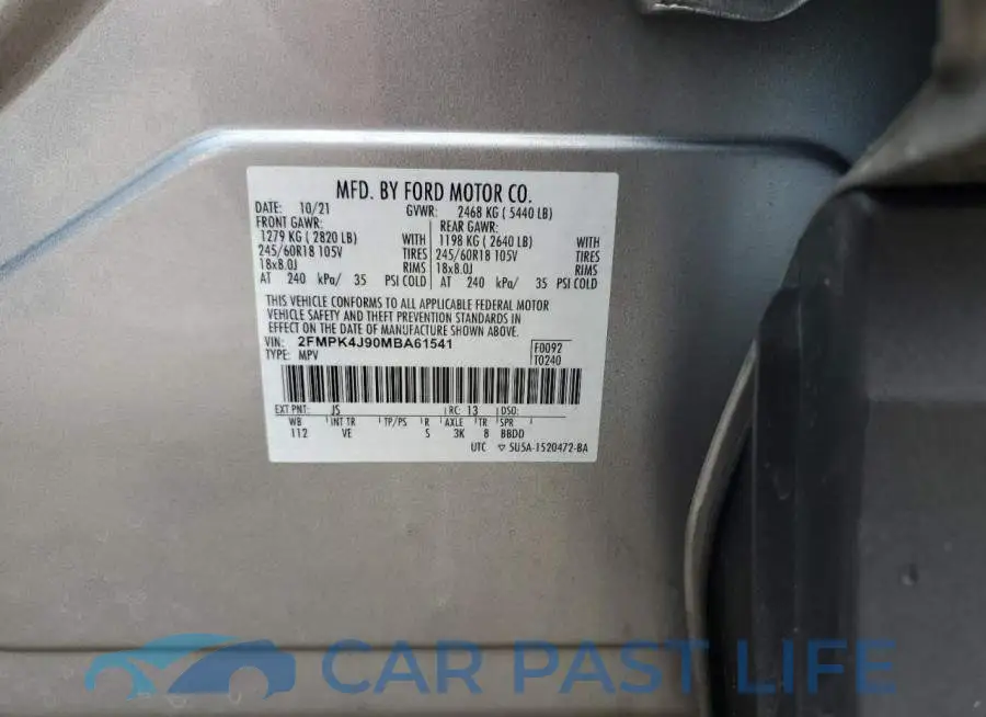 2FMPK4J90MBA61541# 14