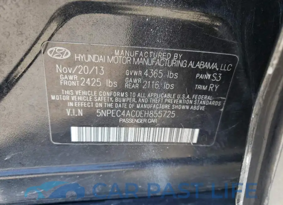 5NPEC4AC0EH855725# 12