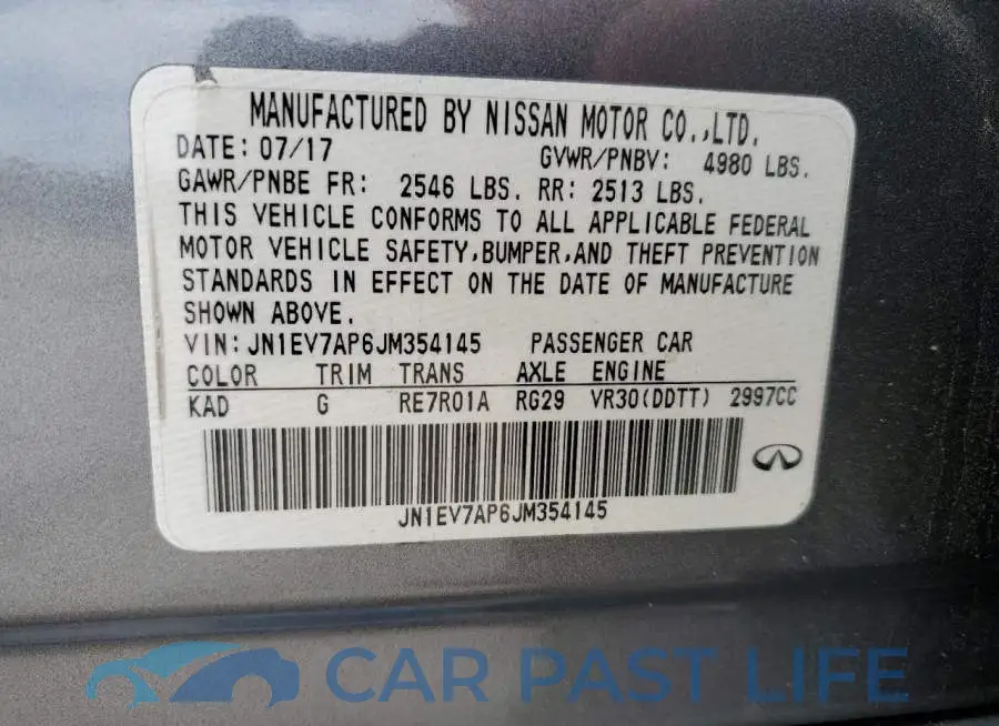 JN1EV7AP6JM354145# 12