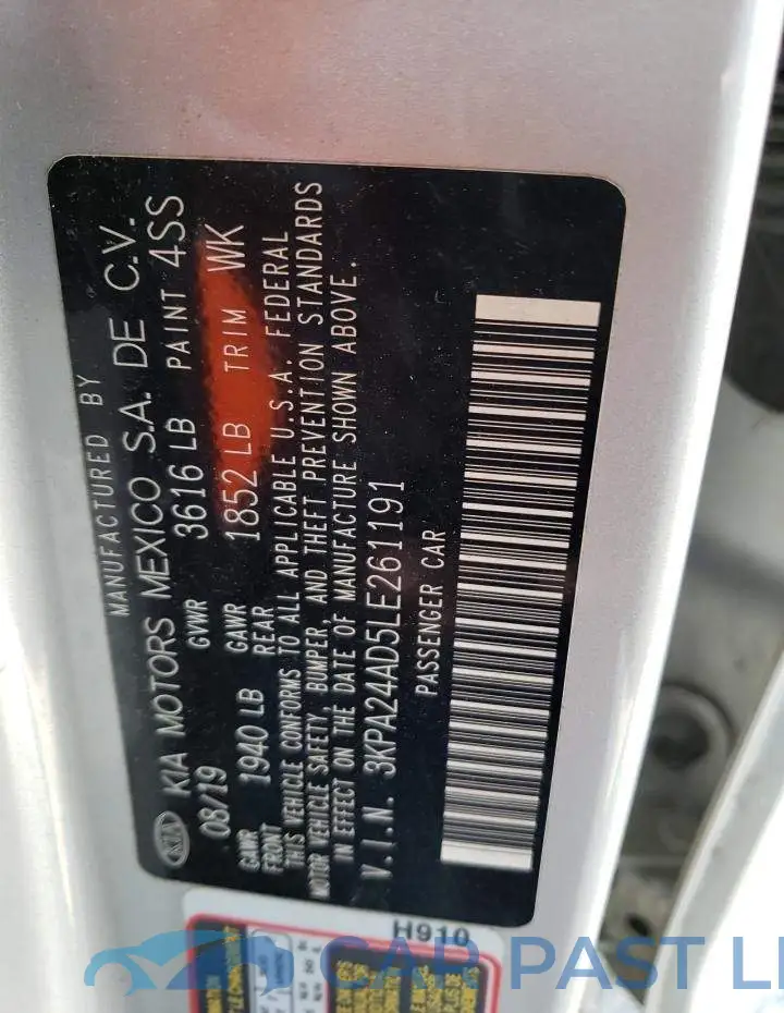 3KPA24AD5LE261191# 12