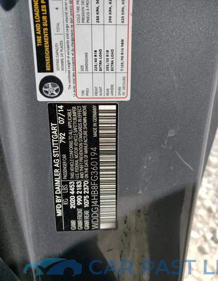 WDDGJ4HB8FG360194# 12