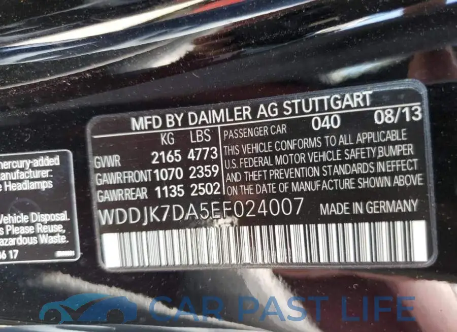 WDDJK7DA5EF024007# 10