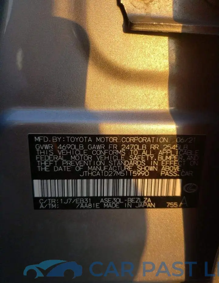 JTHCA1D27M5115990# 12