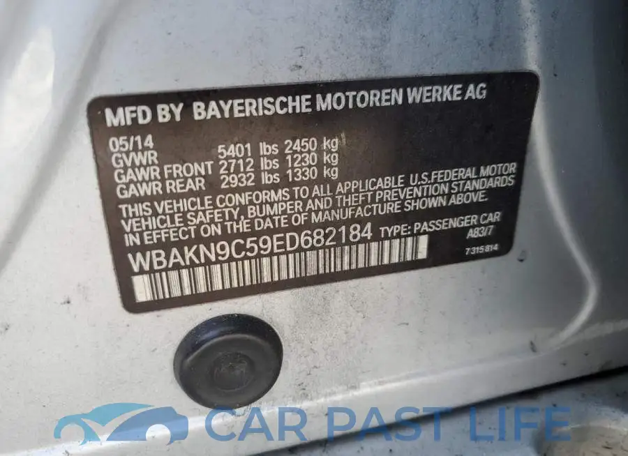 WBAKN9C59ED682184# 12