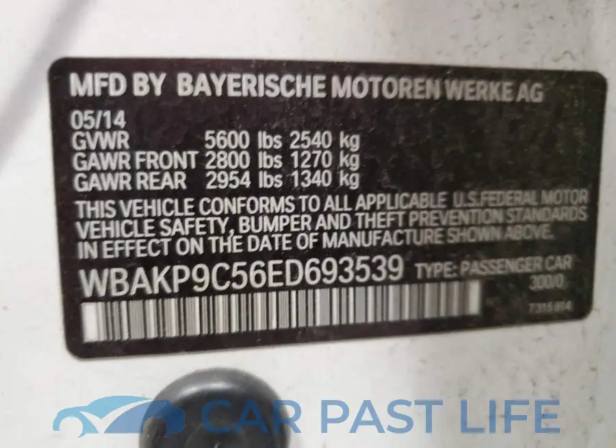 WBAKP9C56ED693539# 13