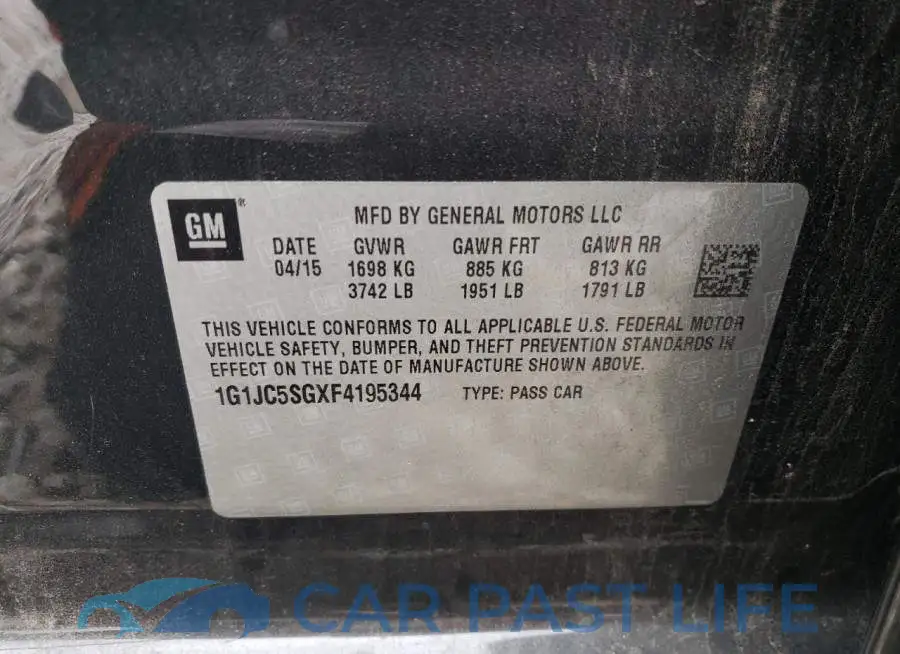 1G1JC5SGXF4195344# 12