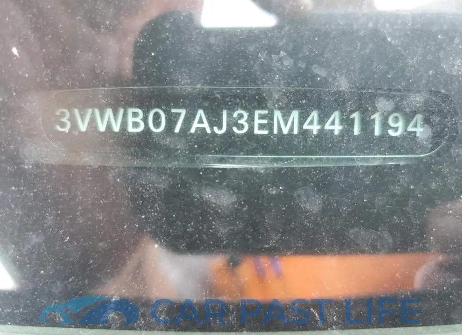 3VWB07AJ3EM441194# 12