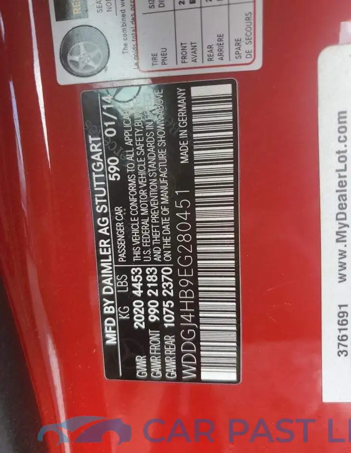 WDDGJ4HB9EG280451# 12