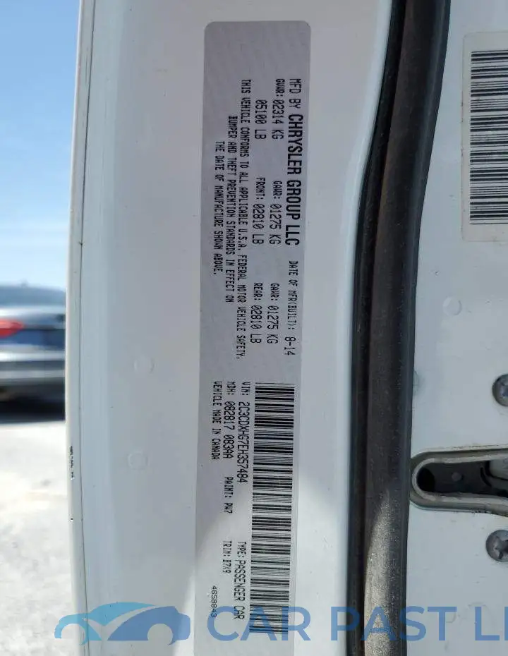 2C3CDXHG7EH357484# 13