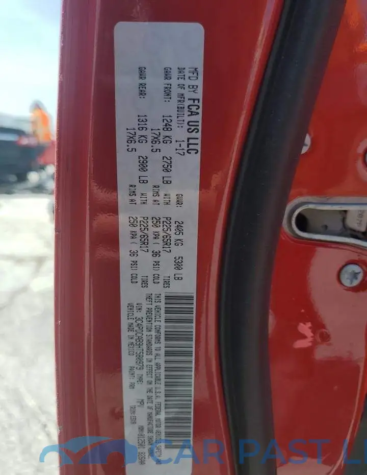 3C4PDCAB9HT580979# 13