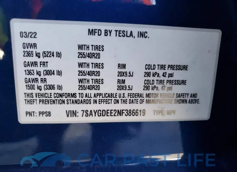 7SAYGDEE2NF386619# 13