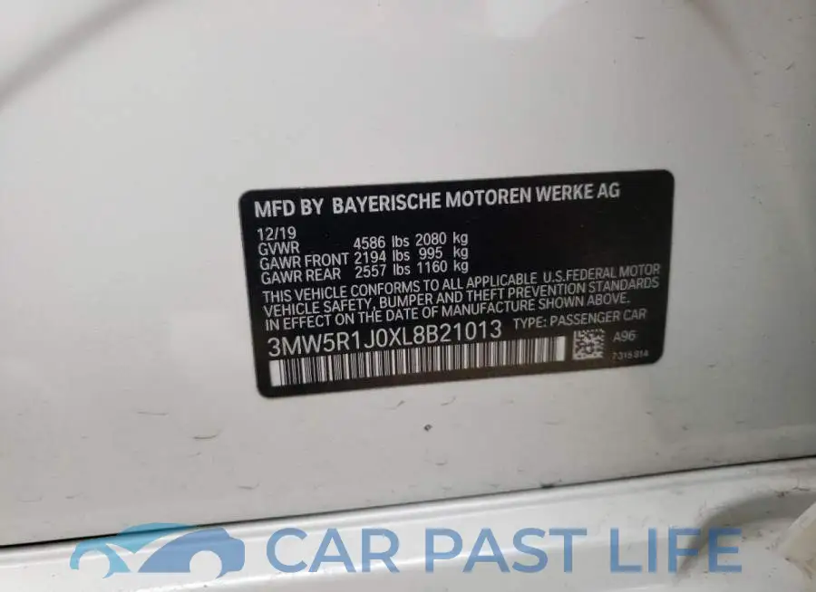 3MW5R1J0XL8B21013# 12