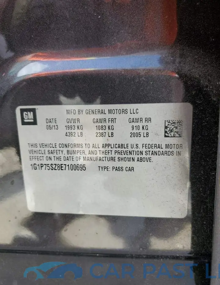 1G1P75SZ8E7100695# 12