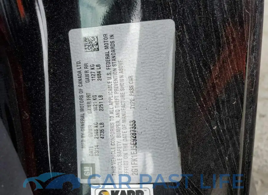 2G1FK1EJ5E9287353# 12