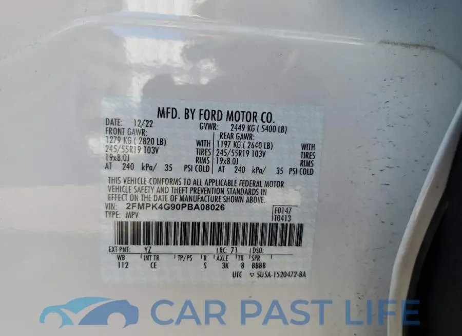 2FMPK4G90PBA08026# 12