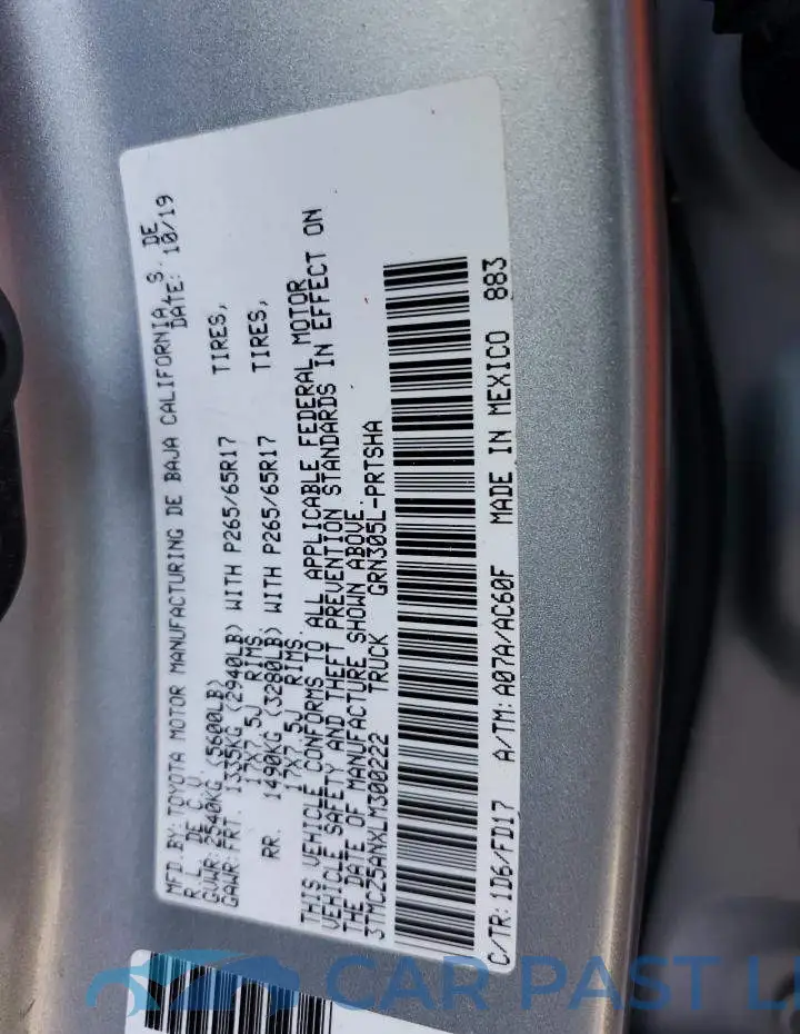3TMCZ5ANXLM300222# 12