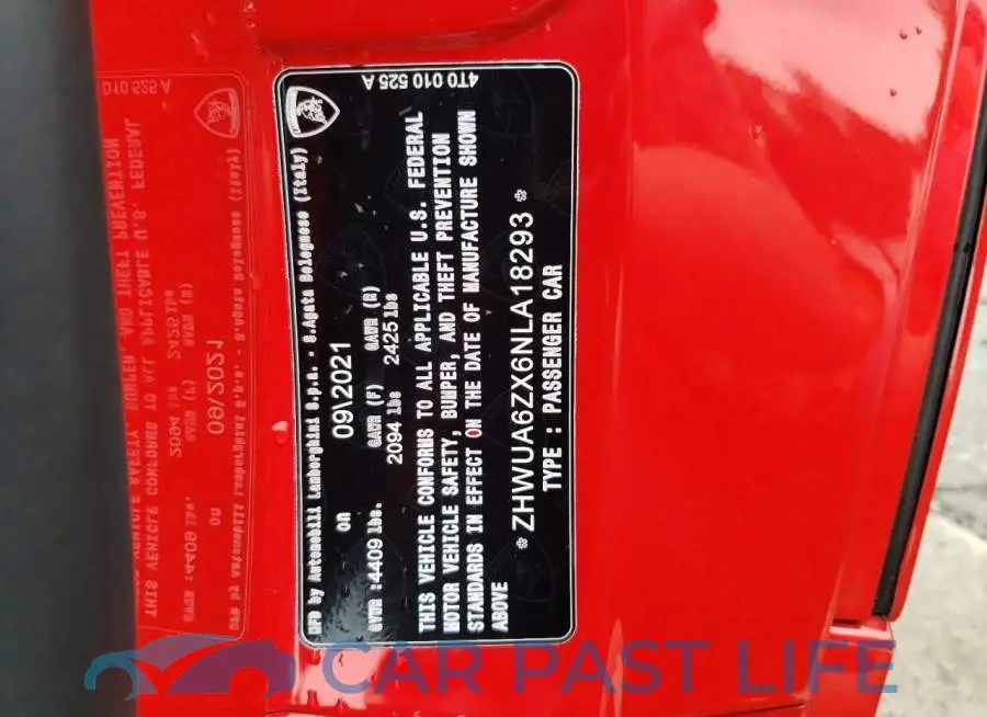 ZHWUA6ZX6NLA18293# 13