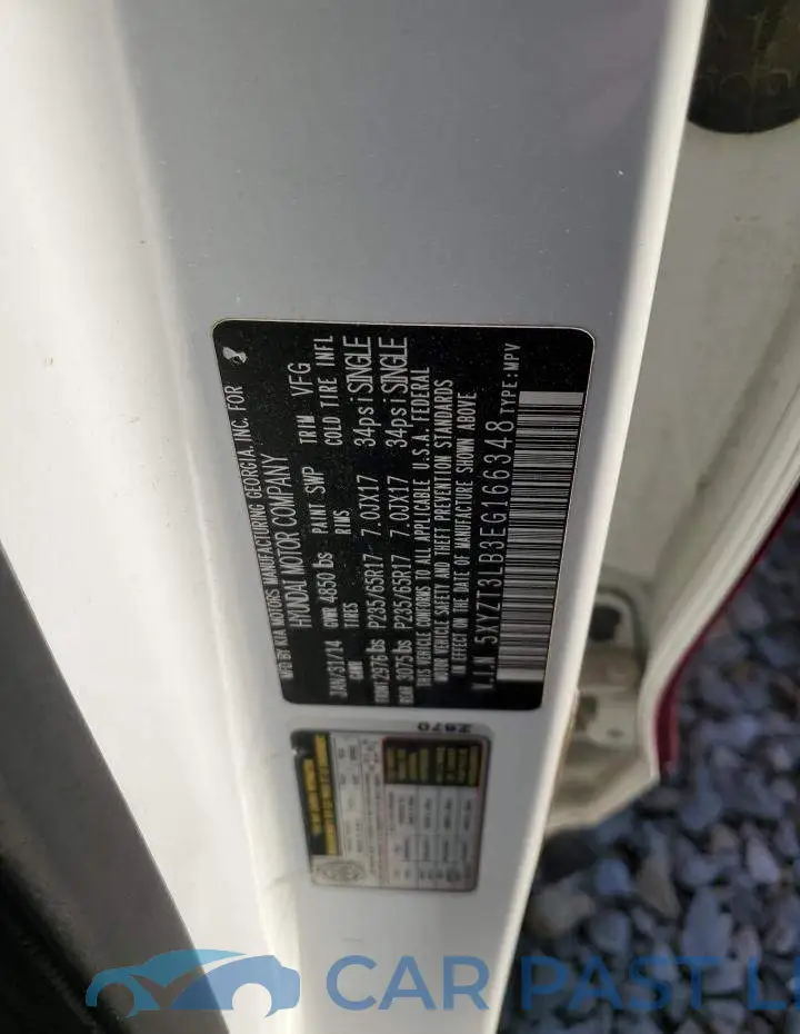 5XYZT3LB3EG166348# 13