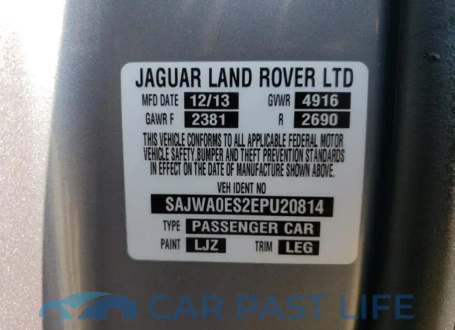 SAJWA0ES2EPU20814# 13