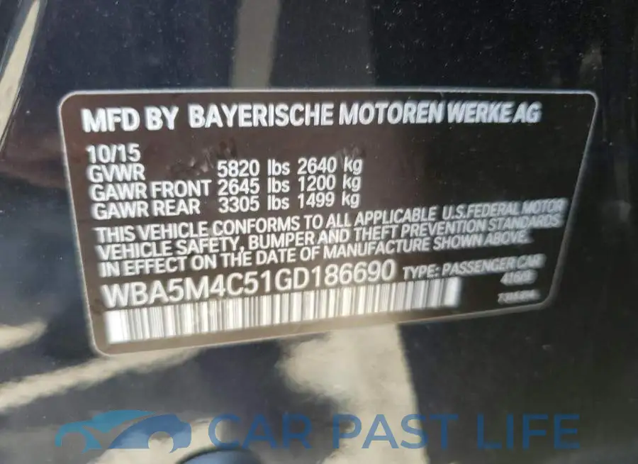 WBA5M4C51GD186690# 12