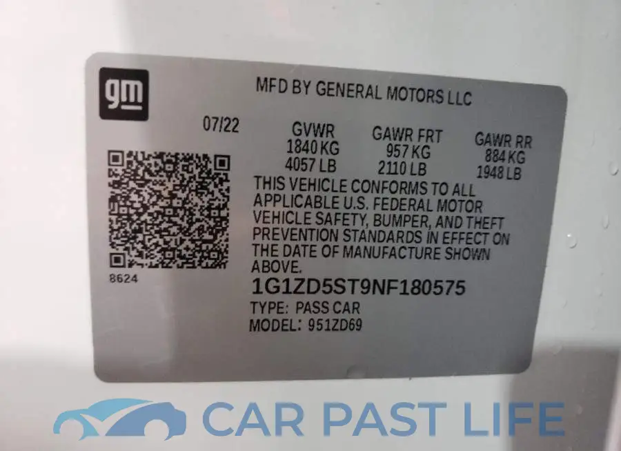 1G1ZD5ST9NF180575# 12