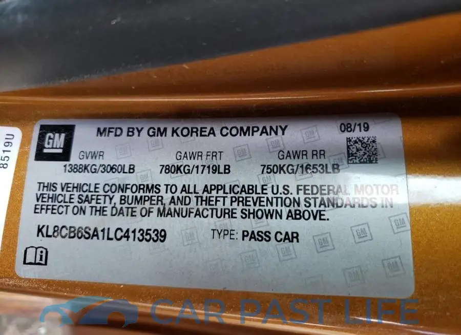 KL8CB6SA1LC413539# 13