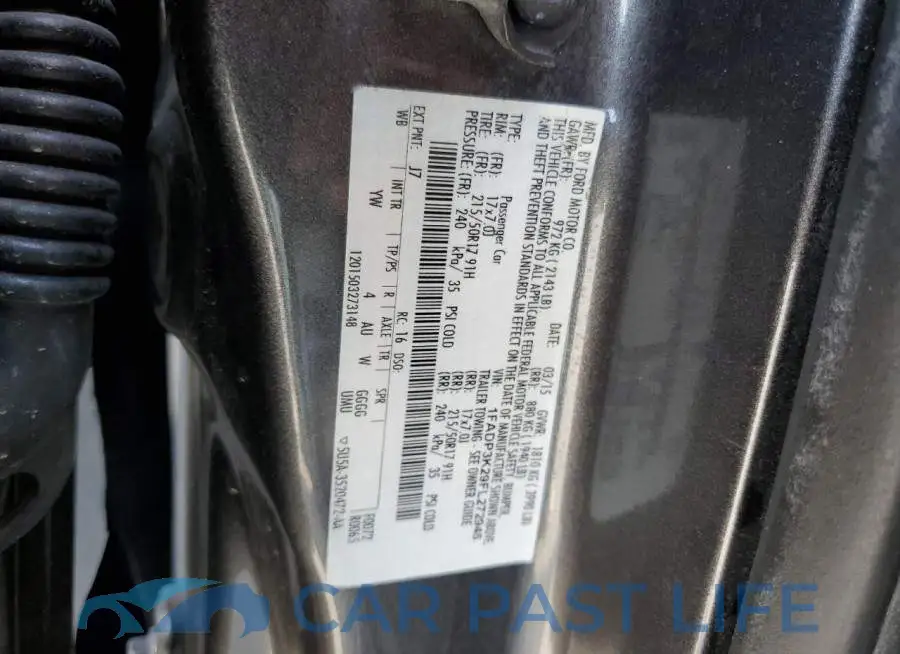 1FADP3K29FL272945# 12