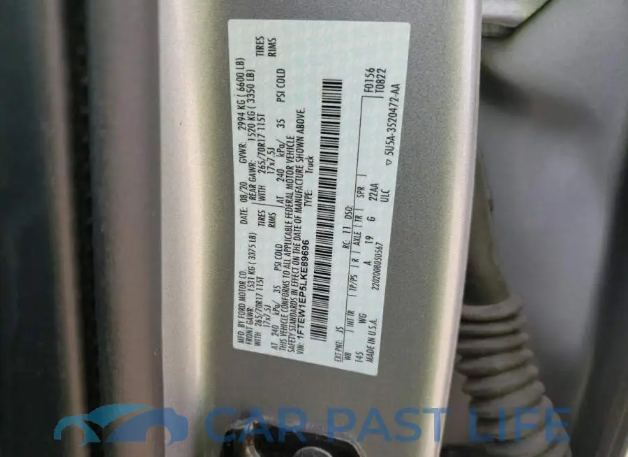 1FTEW1EP5LKE89696# 13