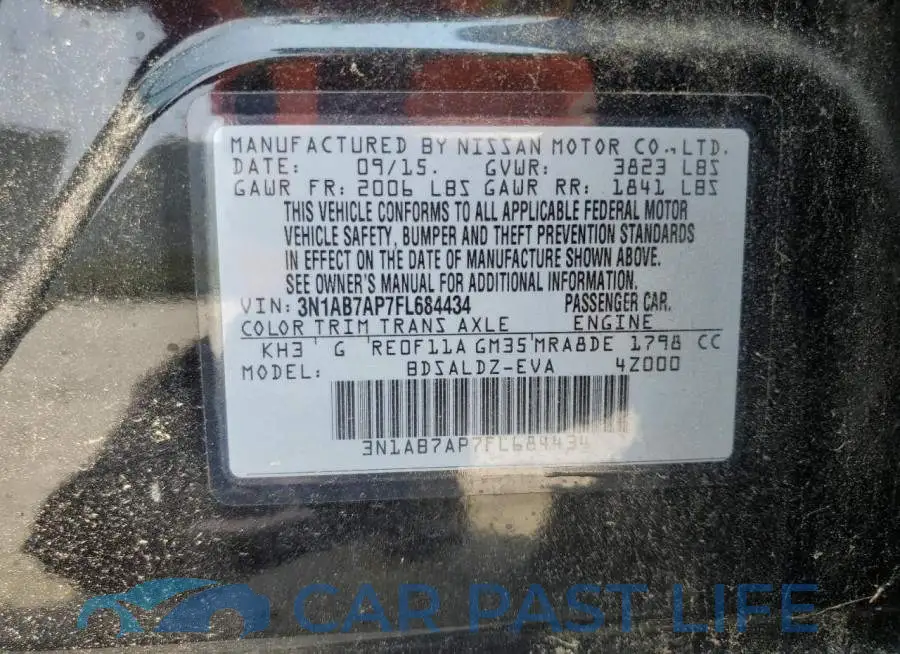 3N1AB7AP7FL684434# 12