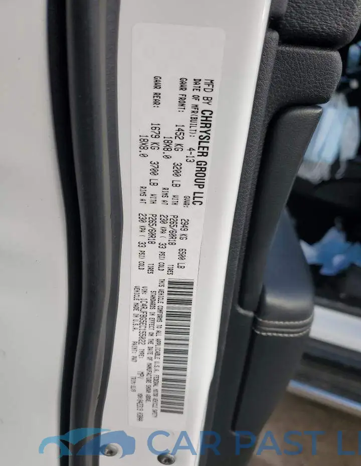 1C4RJFBG5EC155022# 10