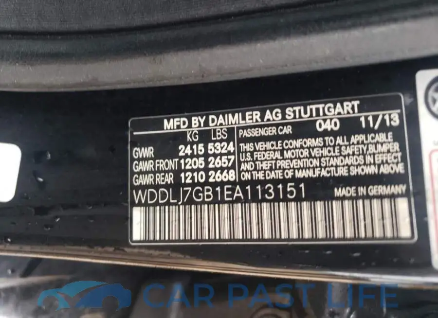 WDDLJ7GB1EA113151# 10