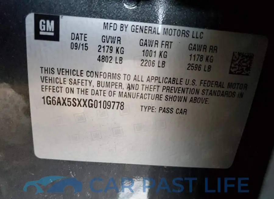 1G6AX5SXXG0109778# 12