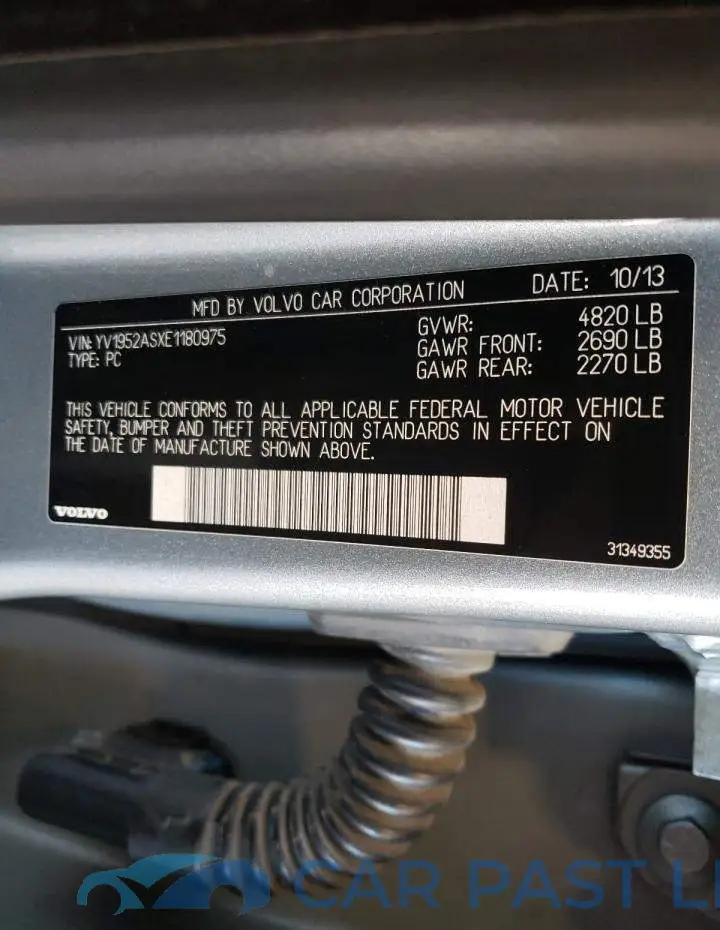 YV1952ASXE1180975# 12