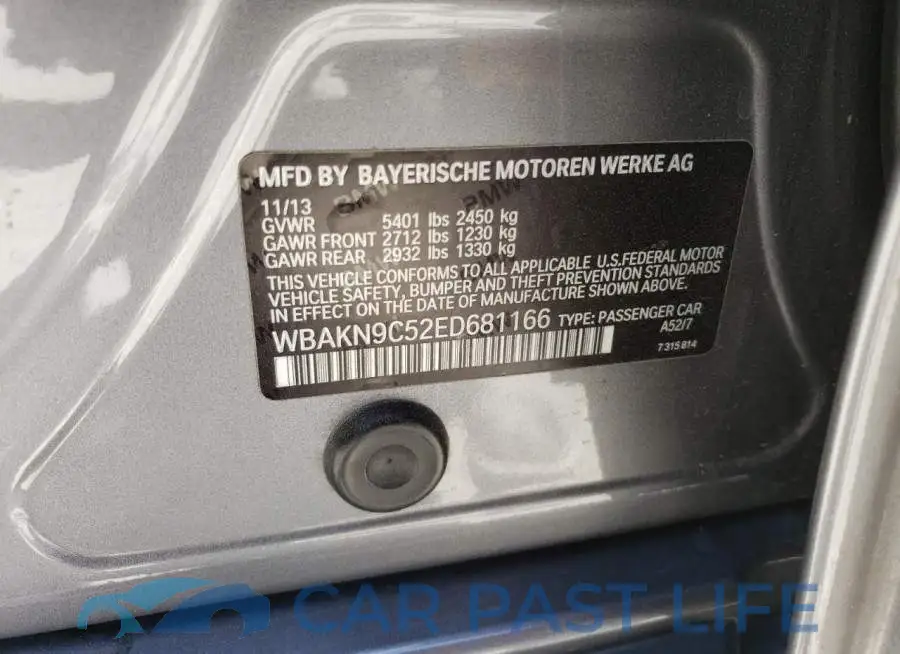 WBAKN9C52ED681166# 12