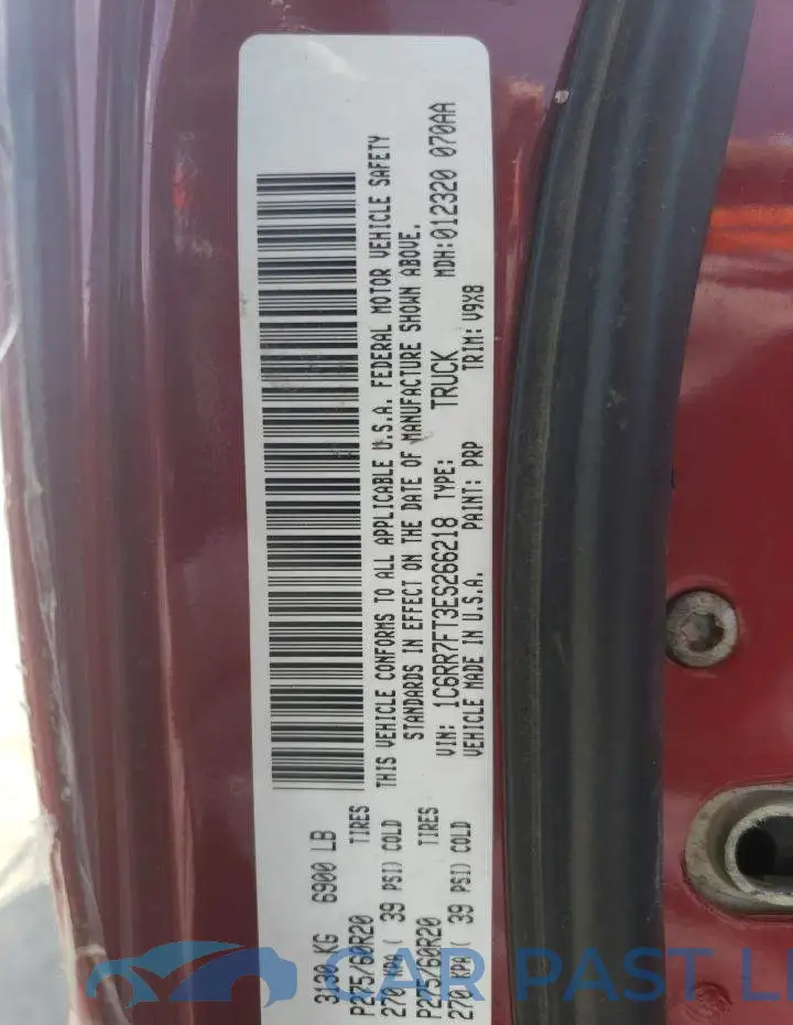 1C6RR7FT3ES266218# 12
