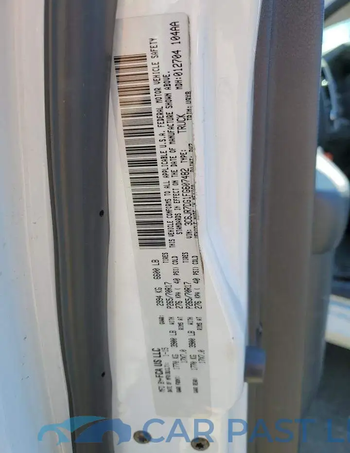 3C6JR7DG1FG607482# 13