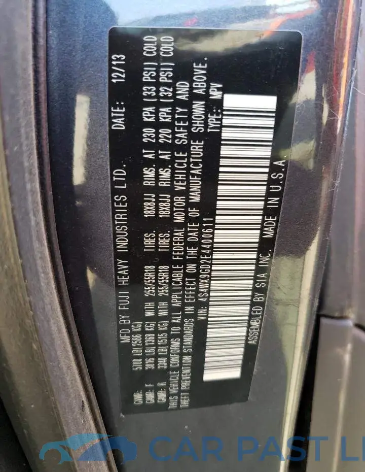4S4WX9GD2E4400611# 12
