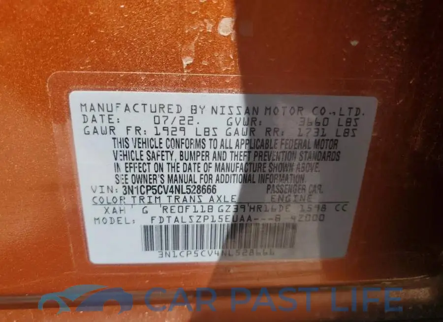 3N1CP5CV4NL528666# 13