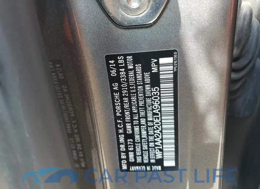 WP1AA2A20ELA96035# 12
